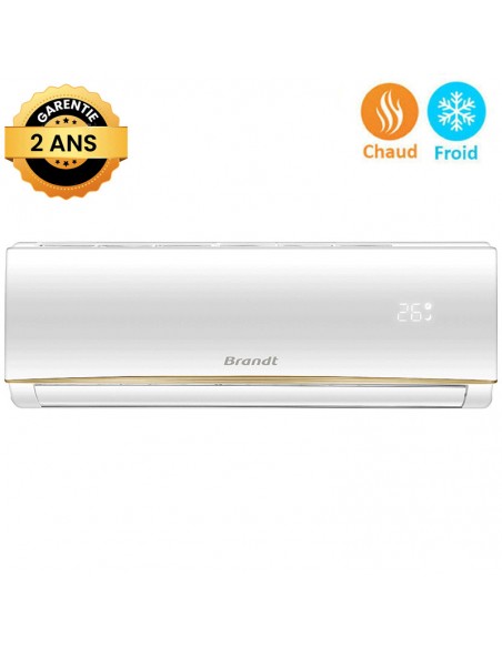 Brandt Climatiseur 18000 BTU Chaud & Froid Blanc 2