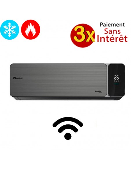 BIOLUX Climatiseur Inverter 24000 BTU Chaud/Froid Smart 1