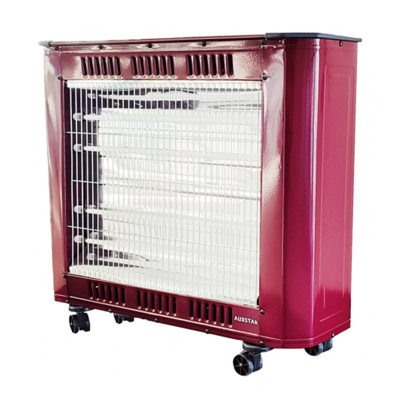 AUXSTAR Chauffage Electrique Eco 4080 2150W Rouge 1