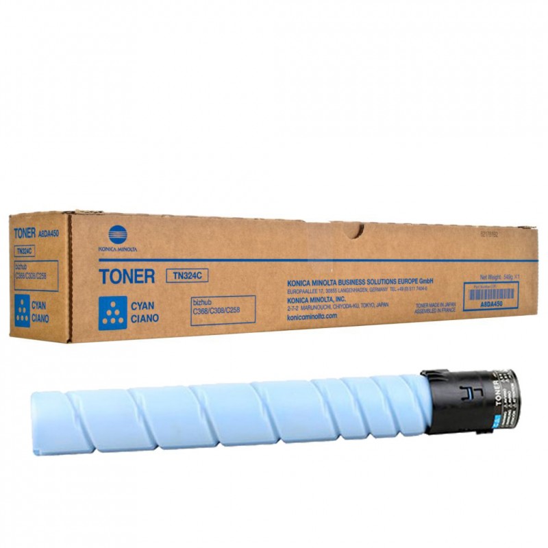 KONICA MINOLTA Toner 324 - Cyan (TN-324C) 1