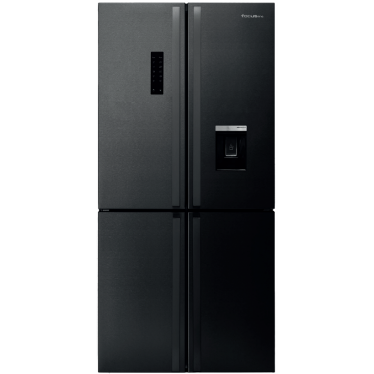 FOCUS - SIDE BY SIDE 4 PORTES 620L DARK INOX prix tunisie