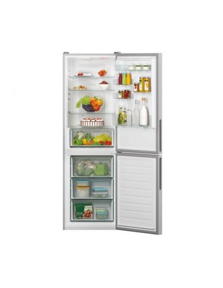 CANDY Réfrigérateur Combiné Fresco No Frost 342 Litres - Silver (CCE3T618FS) 3