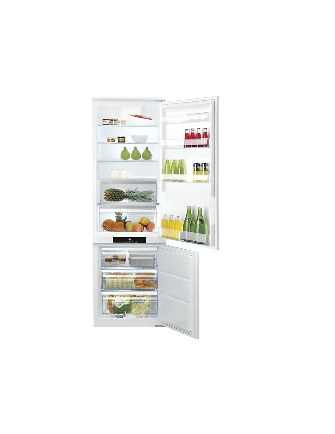 ARISTON Réfrigérateur combiné encastrable 275L - Blanc (BCB 7030 AA S)