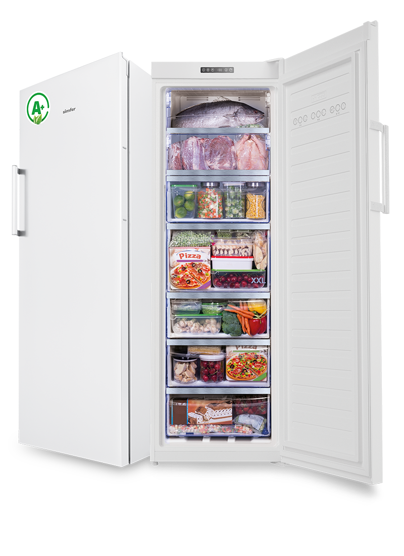 Simfer Congélateur Vertical FS 7307 ENF A+D 290 Litres NoFrost - Blanc (FS7307ENFAD) 1