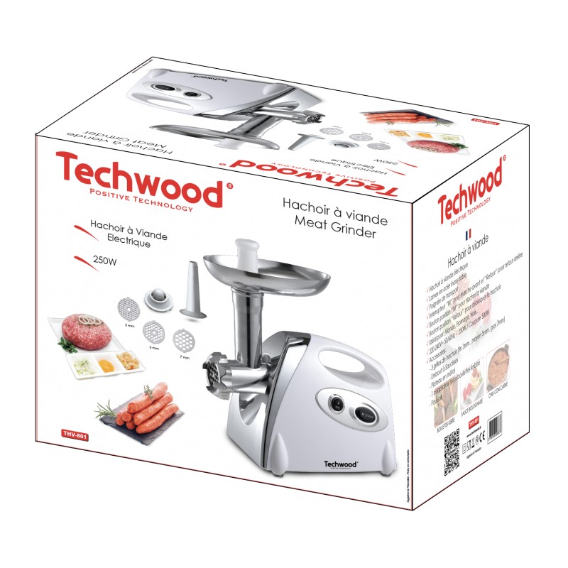 Techwood HACHOIR à VIANDE THV-801 500W 1