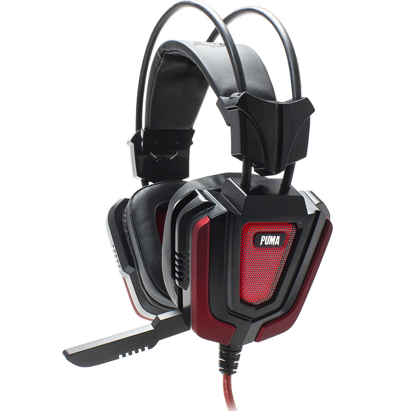 WHITE SHARK MICRO CASQUE GAMER GH-1843 - NOIR & ROUGE 1