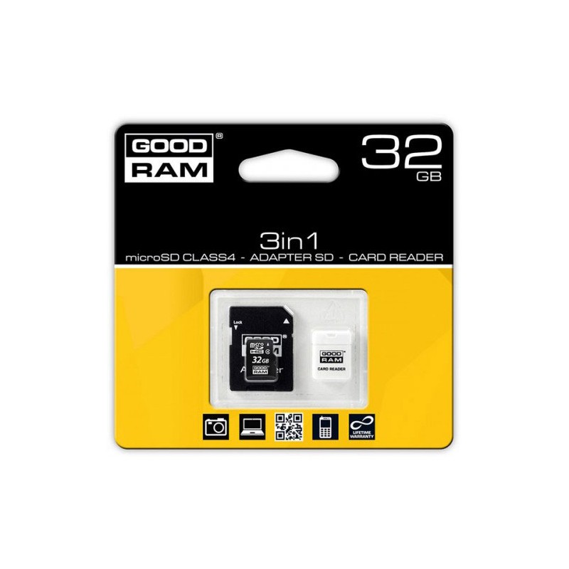 Carte mémoire GoodRam Micro SDHC 32Go au meilleur prix
