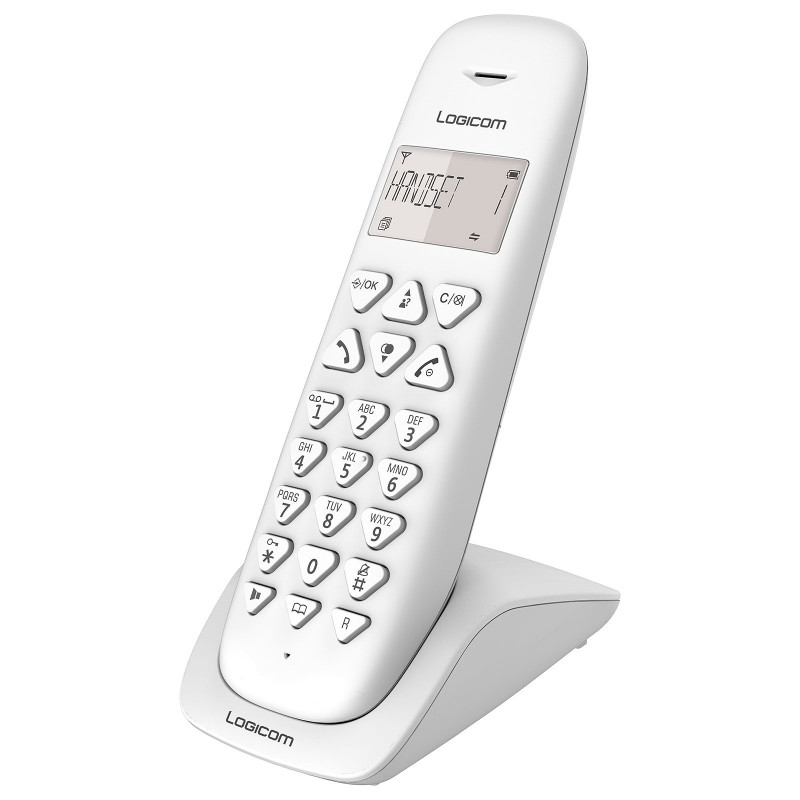 Téléphone DECT Sans Fil avec Haut Parleur VTech Duo CS1101 / Blanc