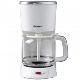 Brandt CAFETIèRE FILTRE CAF1318 / 1000W / 1.8L TASSES / BLANC ET SILVER