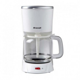 Cafetière à filtre électrique BRANDT CAF1318S (1.8 L) - Blanche