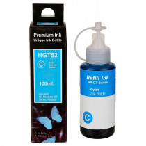 Bouteille d'encre Adaptable HP HGT52 100 ml - Cyan