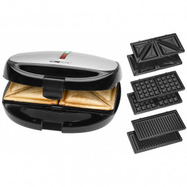 Appareil Multi-grill 3 en 1 Clatronic 800W ST/WA3670