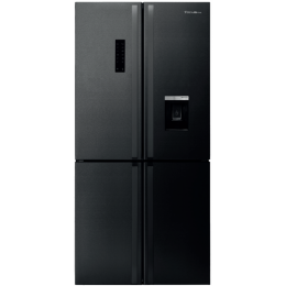 FOCUS SIDE BY SIDE 4 PORTES 620L DARK INOX