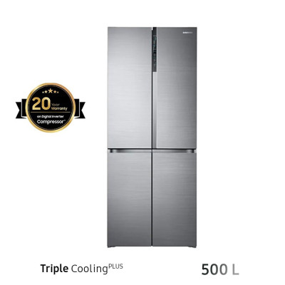 SAMSUNG RéFRIGéRATEUR SIDE BY SIDE 486 LITRES NOFROST - SILVER (RF50K5920SL)