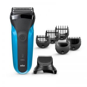 Rasoir Rechargeable BRAUN Séries 3 Shave&Style 310BT Wet & Dry - Noir&Bleu