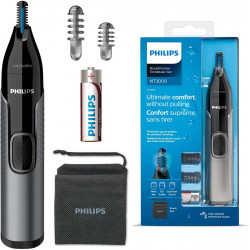 PHILIPS TONDEUSE NEZ, OREILLES & SOURCILS SERIES 3000 - GRIS