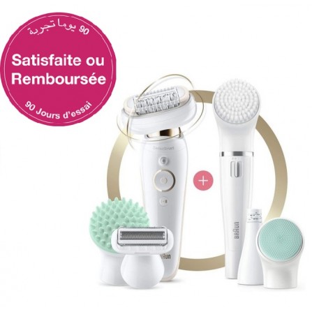 BRAUN ÉPILATEUR ÉLECTRIQUE SILK.EPIL 9 3D SES9300