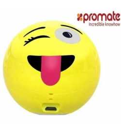 Mini haut-parleur sans fil Groovoji Emoji Promate Jaune