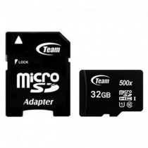 Team group CARTE MéMOIRE 32GO MICRO SDHC CLASS 10 AVEC ADAPTATEUR