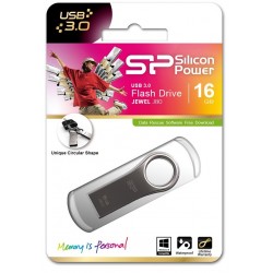 Clé USB Silicon Power Jewel J80 Titanium 16 Go / USB 3.1